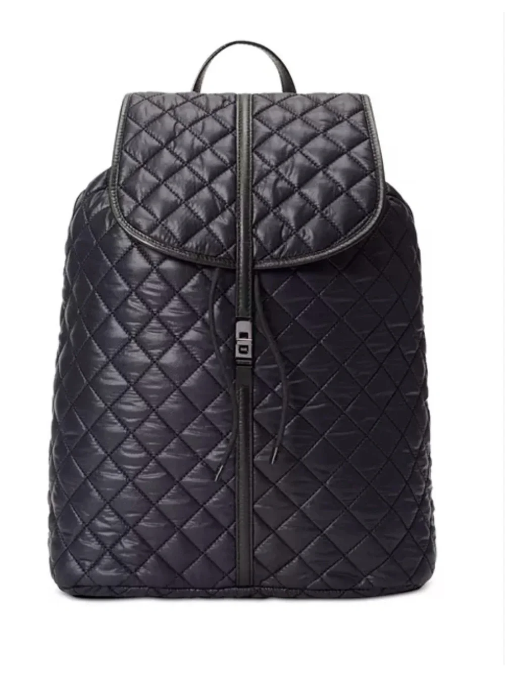 MZ Wallace Black Quilted Nylon Backpack